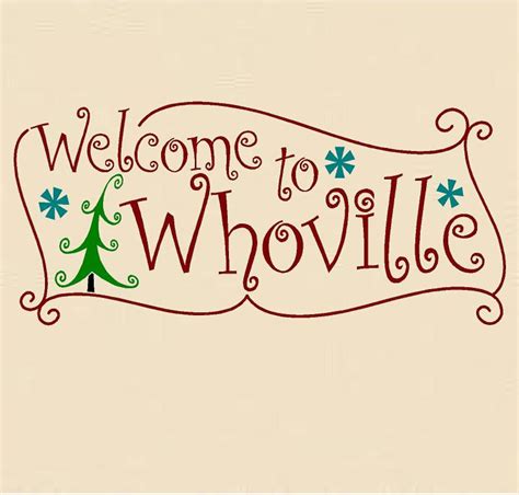 Welcome To Whoville Sign Printable